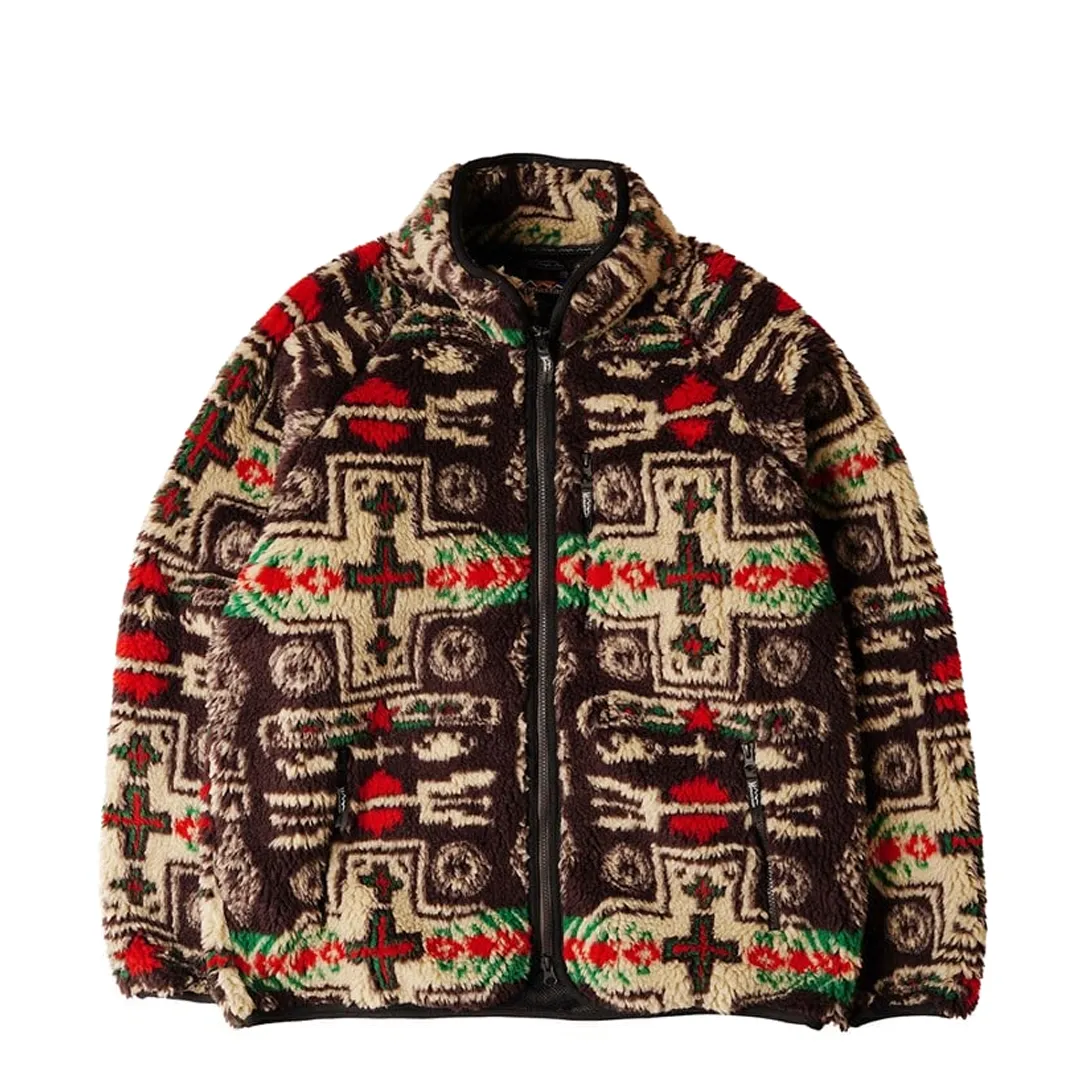 CHIMAYO FLEECE JACKET BROWN