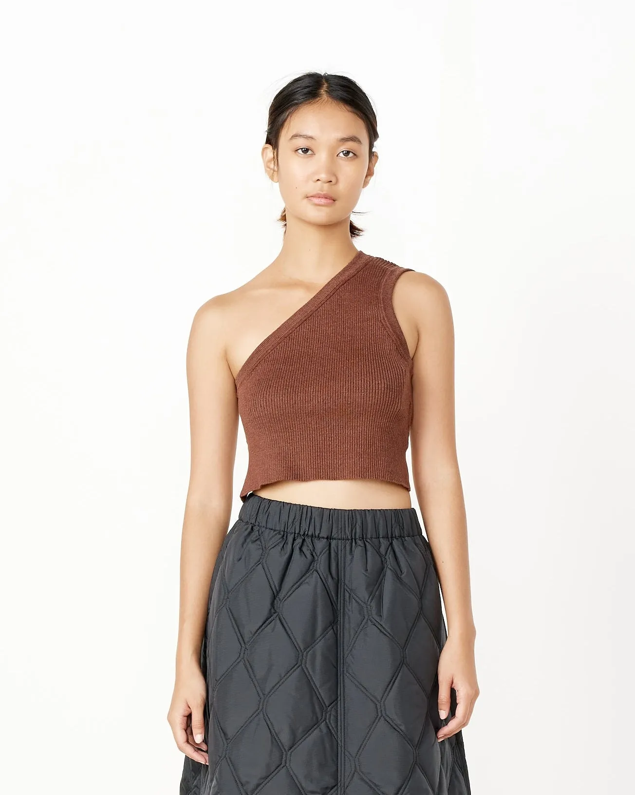 La Maille Ascu One Shoulder Top