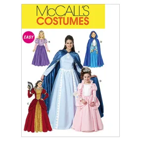 M6420 Misses'/Children's/Girls' Costumes