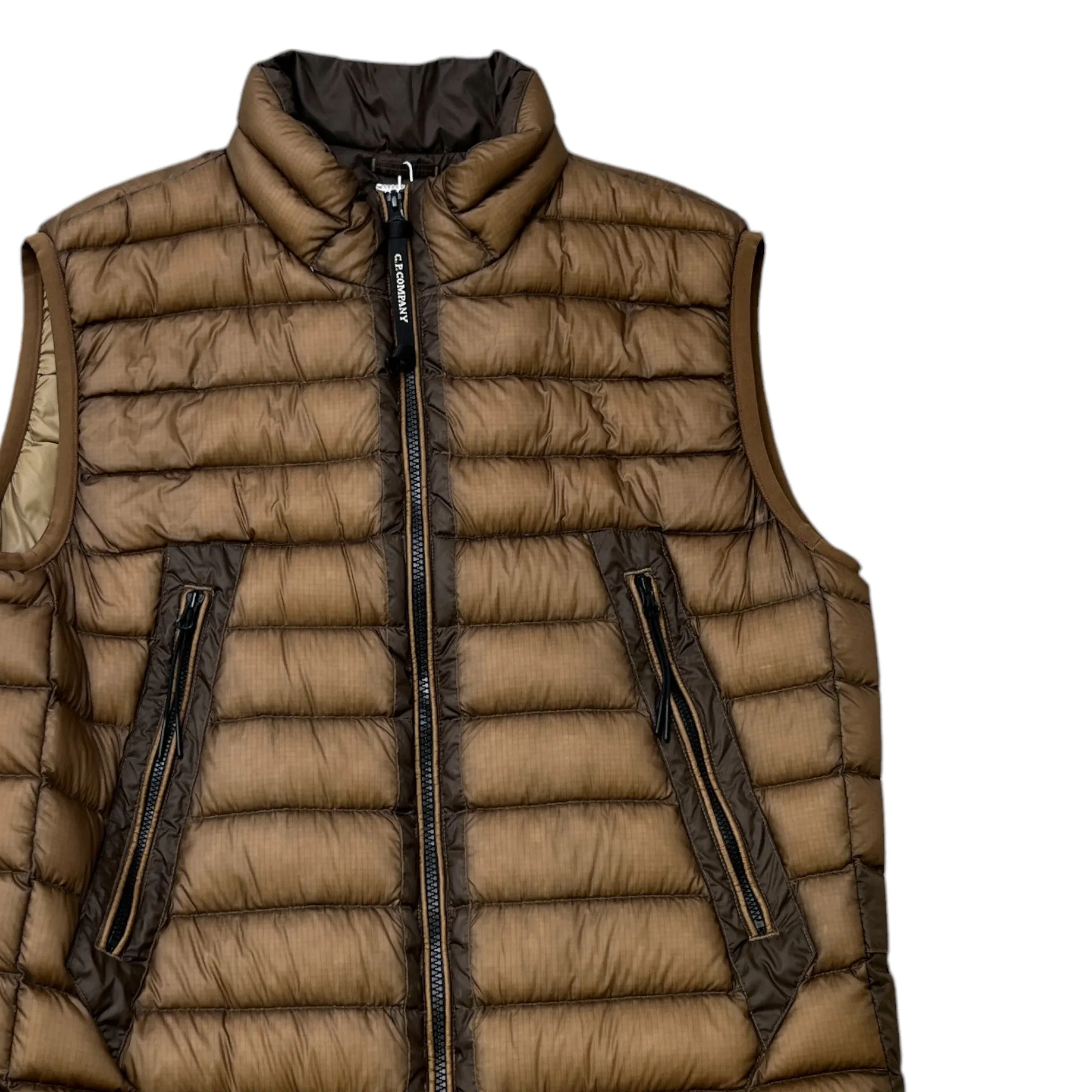 Men's Lens Dd Shell Gilet Brown Size IT 48 / M