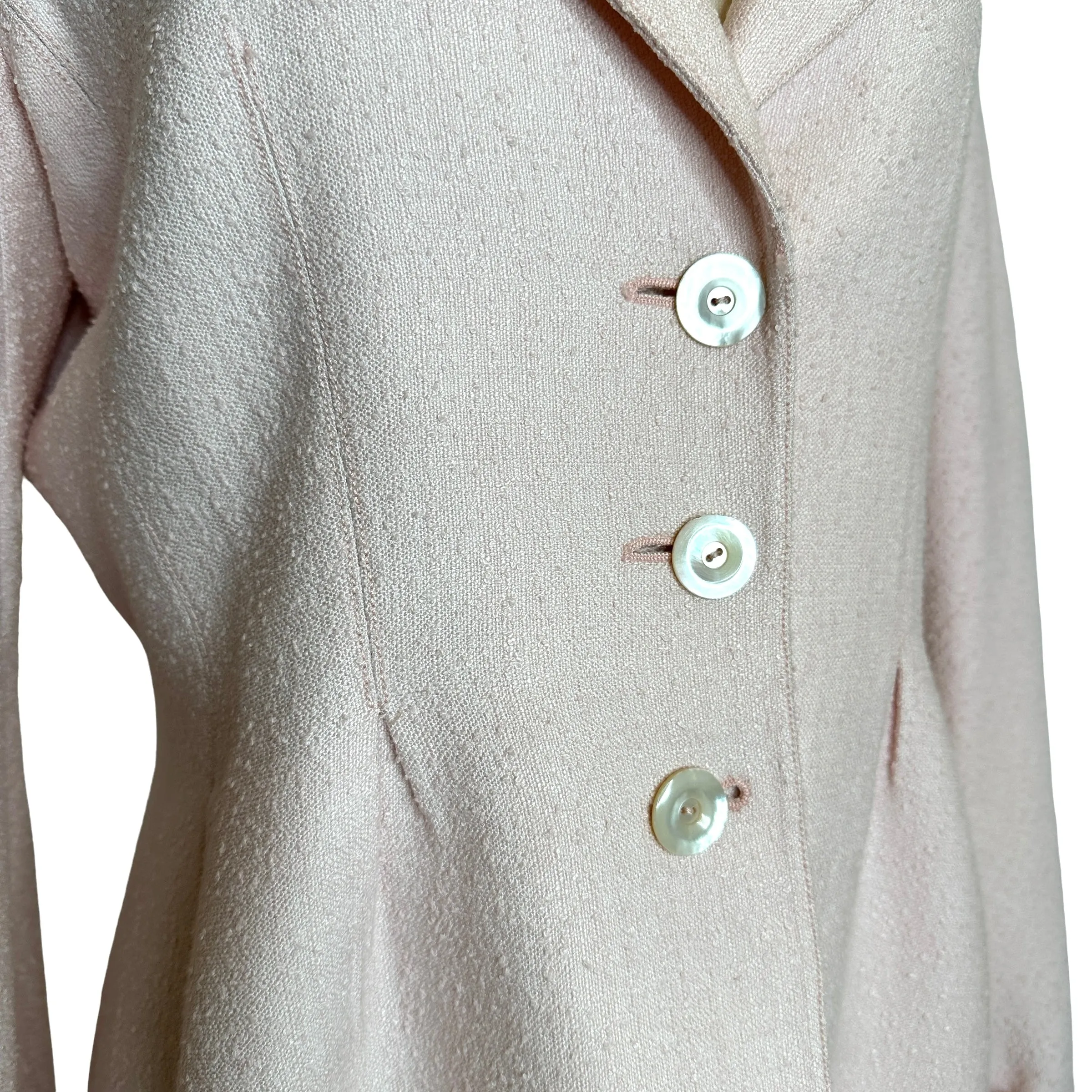 Pale Pink Vintage Blazer - M/L