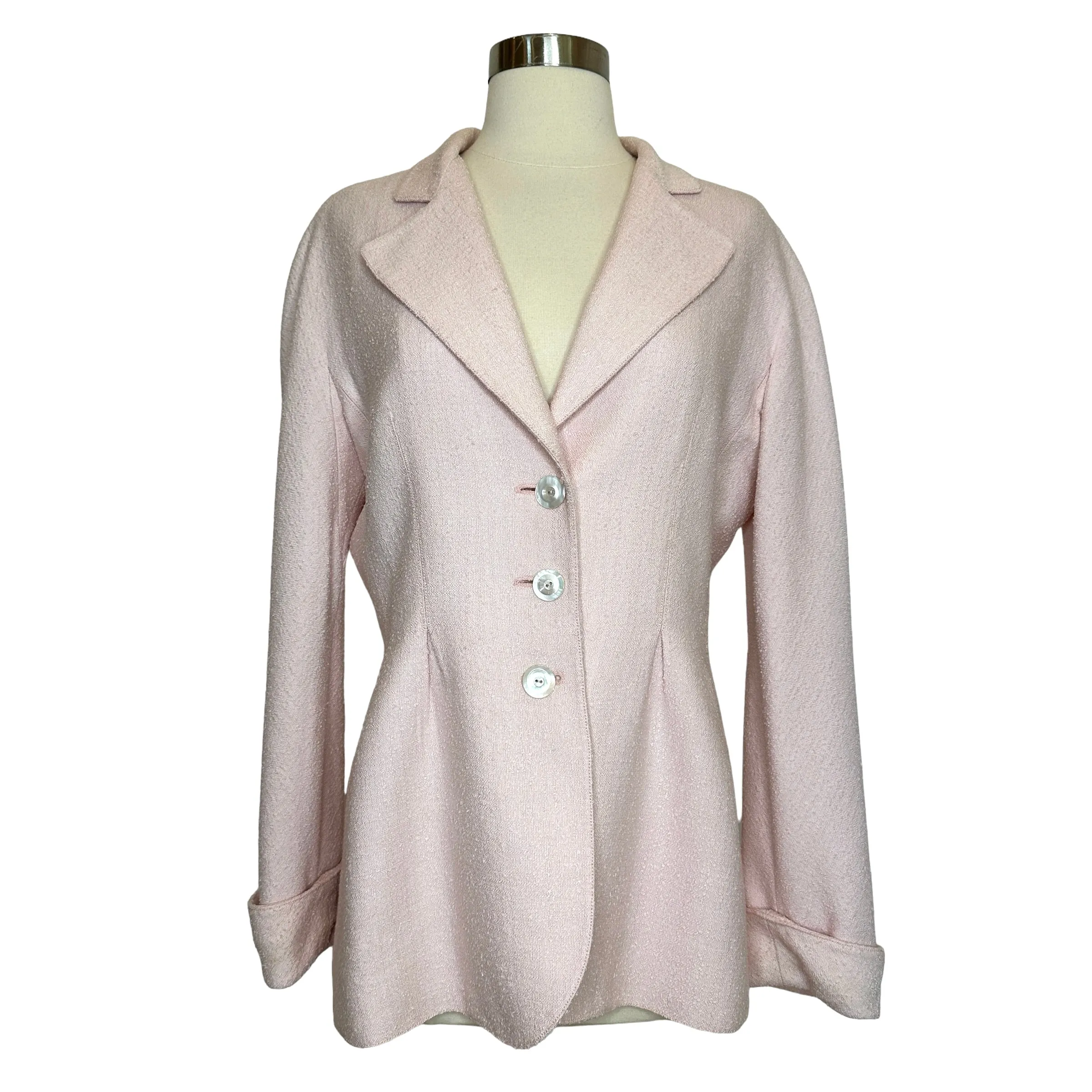 Pale Pink Vintage Blazer - M/L