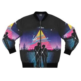 "I Want to Believe" Retrofuturistic Bomber Jacket