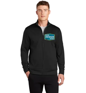 SPORT-TEK Custom Men's Sport-Wick Fleece Full-Zip Jacket